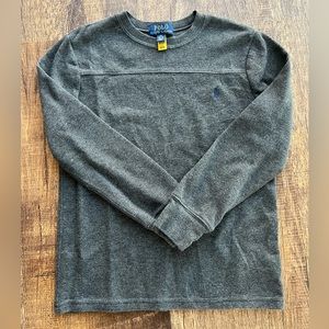 Polo Ralph Lauren Waffle Knit Shirt EUC 10/12